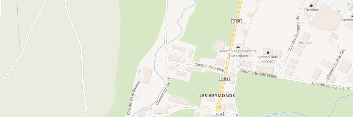 Plan du 177 Che du Sapey à Villard-de-Lans