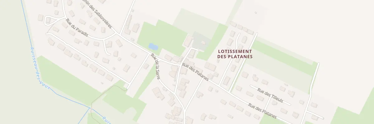 Plan du 18 Rue des Platanes à Châtenois