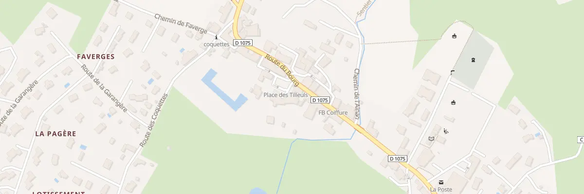 Plan du 5185 Le Bourg à Chirens