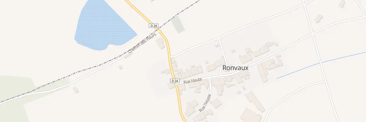 Plan du 8 Rue Haute à Ronvaux