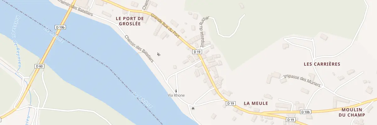 Plan du 18 All de l’Ancienne Gare à Groslée-Saint-Benoit