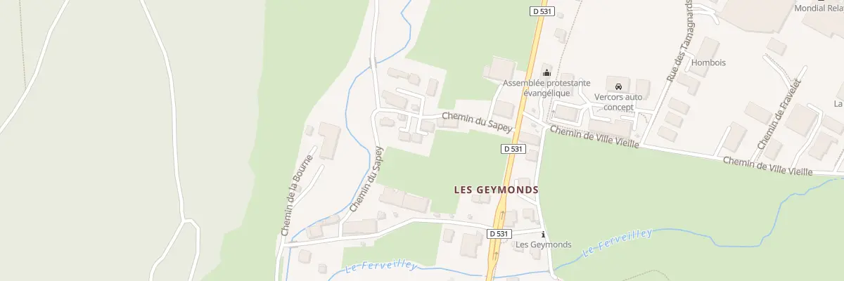 Plan du 216 Che du Sapey à Villard-de-Lans