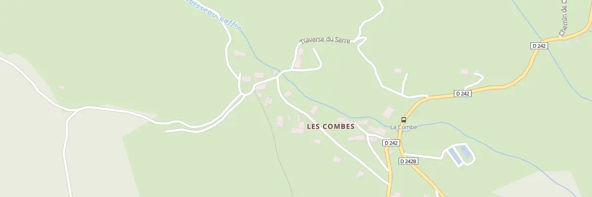 Plan du 192 Che de la Combe du Bas à Château-Bernard