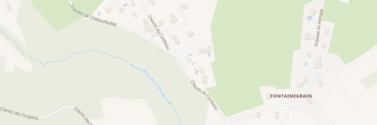 Plan du 637 Chem du Combeau à Saint-Ondras