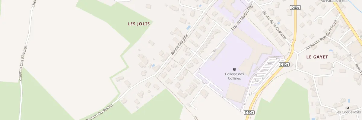 Plan du 216 Rue du Martin Rey à Chirens