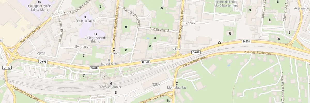 Plan du 6 Bd Gambetta à Lons-le-Saunier
