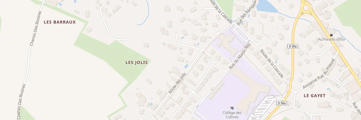 Plan du 150 Rte des Jolis à Chirens
