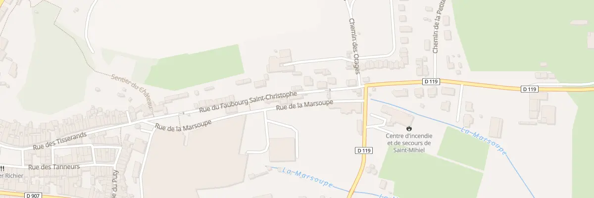 Plan du 20 Fg Saint Christophe à Saint-Mihiel
