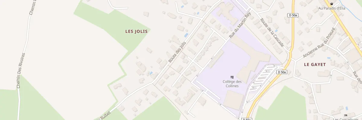 Plan du 216L Rue du Martin Rey à Chirens
