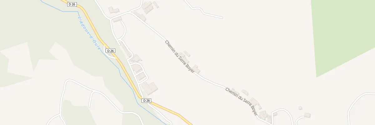 Plan du 5064 Serre Boyer à Valdoule
