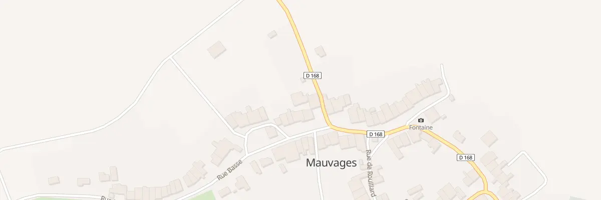 Plan du 9001 Rue Basse à Mauvages