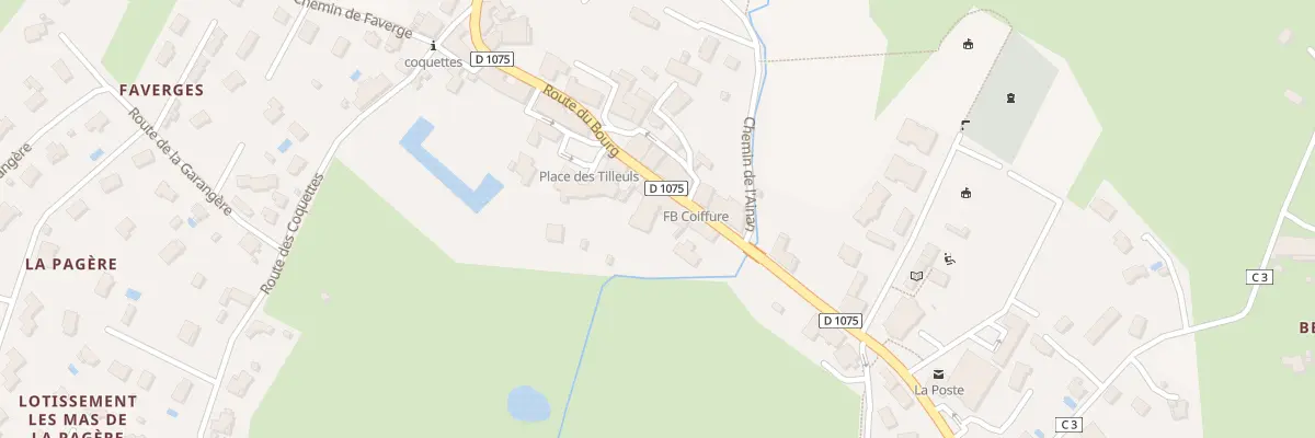 Plan du 499 Rte du Bourg à Chirens