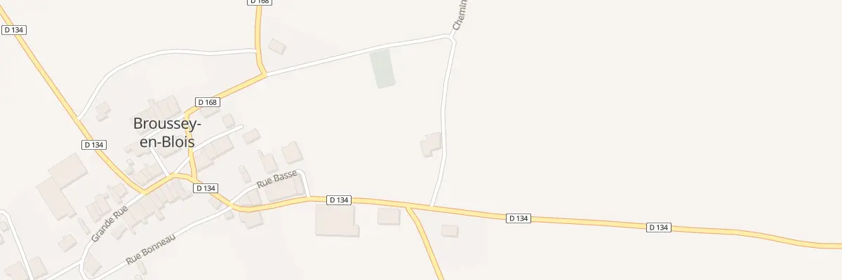 Plan du 7 Rue du Moulin à Broussey-en-Blois