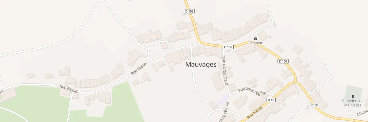 Plan du 25 Rue Basse à Mauvages