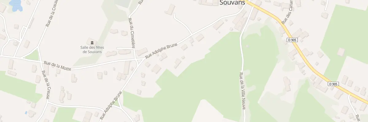 Plan du 12 Rue Adolphe Brune à Souvans