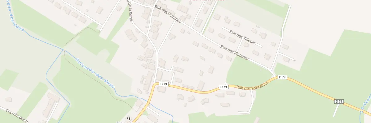 Plan du 2B Rue de la Serre à Châtenois