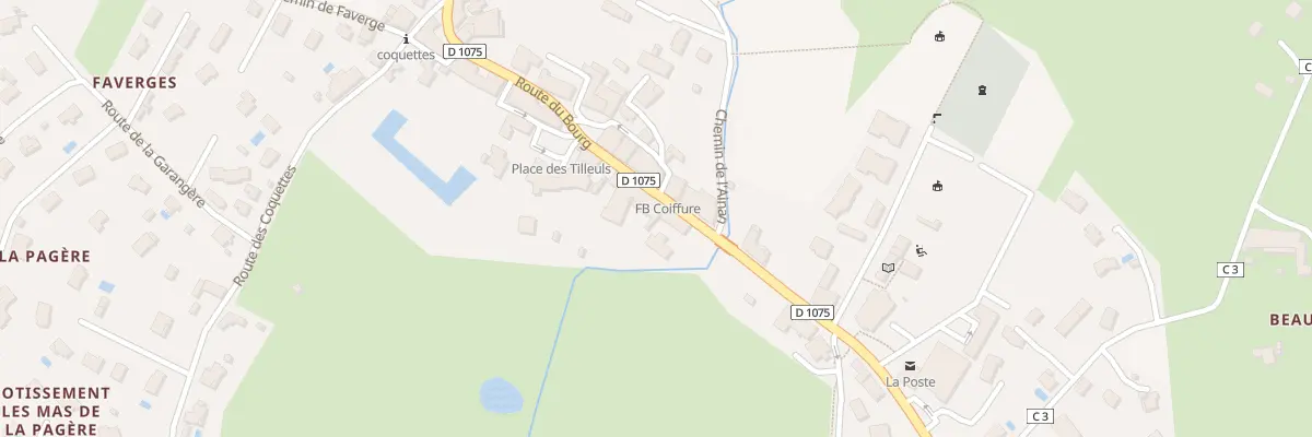 Plan du 477 Rte du Bourg à Chirens