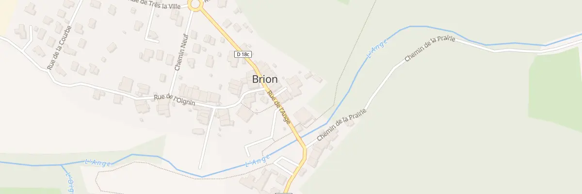 Plan du 20 Rue Borgne à Brion