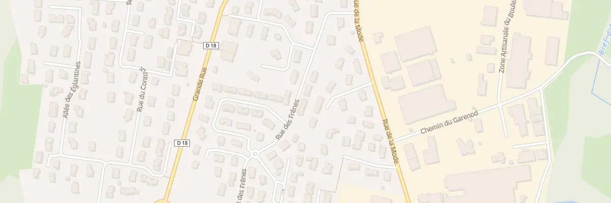 Plan du 189 Rue des Frênes à Izernore