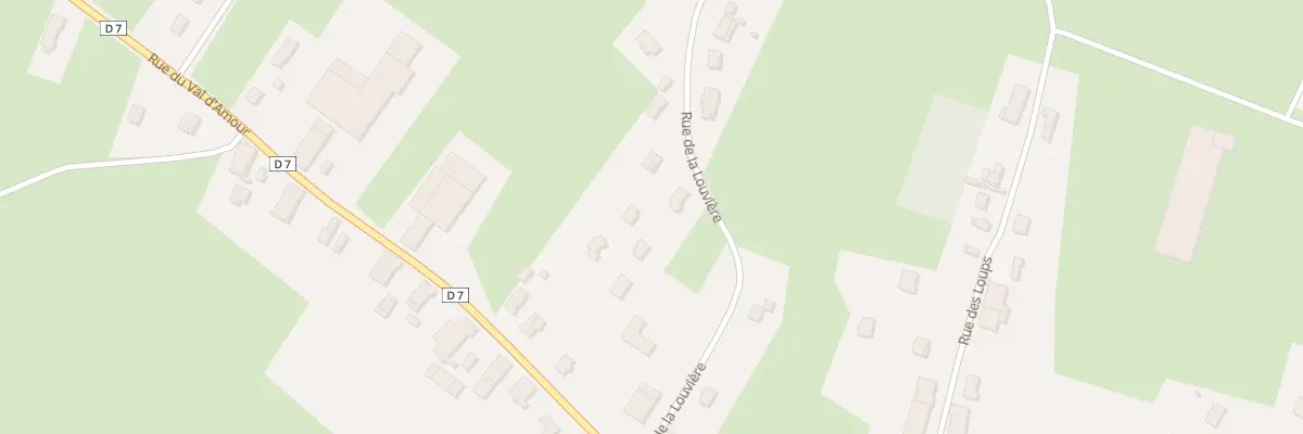 Plan du 6B Che de la Louvière à La Loye
