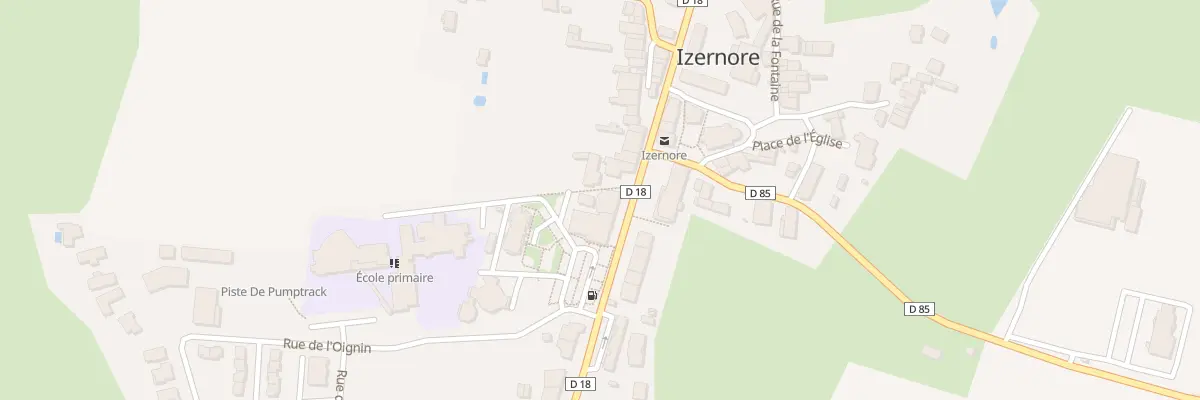 Plan de Village Sud à Izernore
