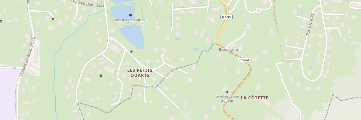 Plan du 171 Che des Petits Quarts à Lons-le-Saunier