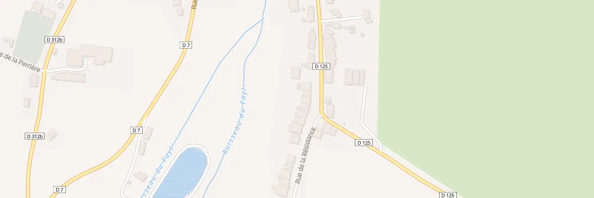 Plan du 24 Rue de la Resistance à Champsevraine