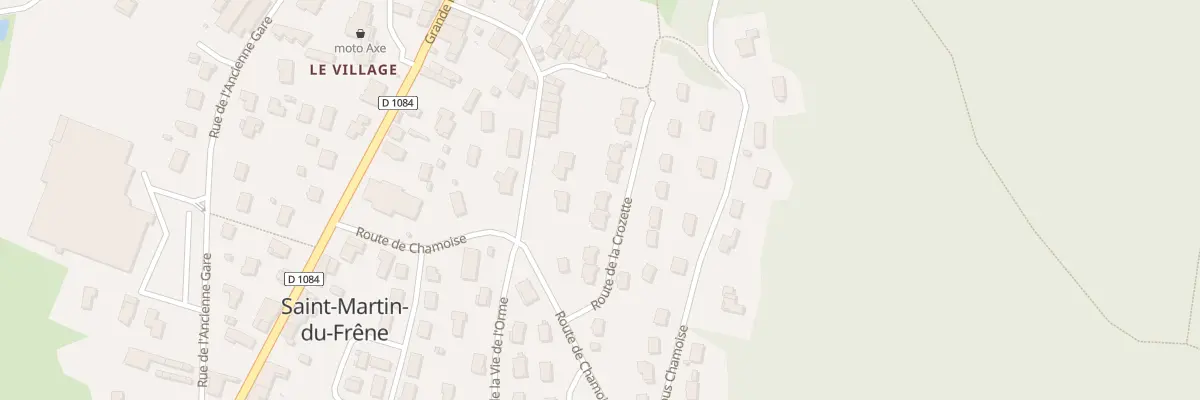 Plan du 4 Rte de la Crozette à Saint-Martin-du-Frêne
