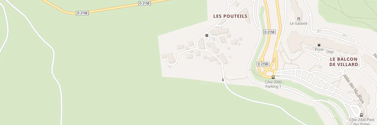 Plan du 35 Imp du Lacât et Gêner à Villard-de-Lans