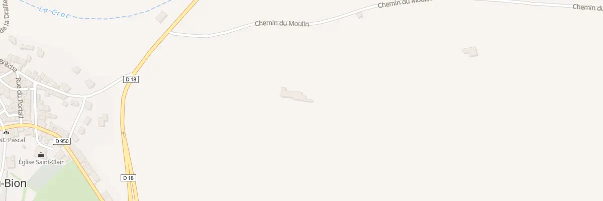 Plan du 5020 Combe du Pommier à Revest-du-Bion
