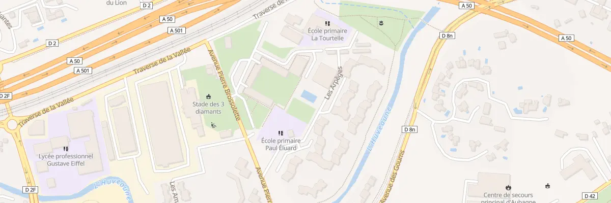 Plan du 9001 Res Anjou à Aubagne