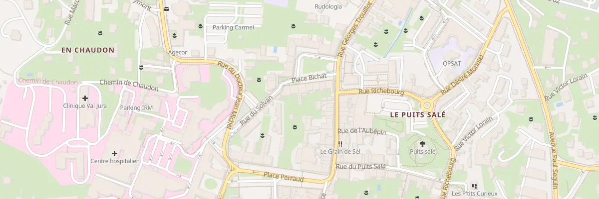 Plan du 11 Pl Bichat à Lons-le-Saunier