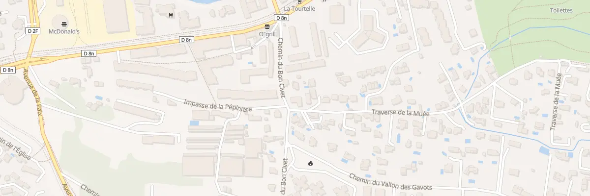Plan du 1 Tra de la Muée à Aubagne