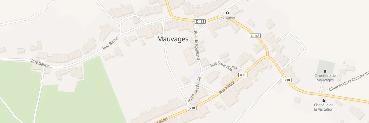 Plan du 3 Rue de Rouillard à Mauvages