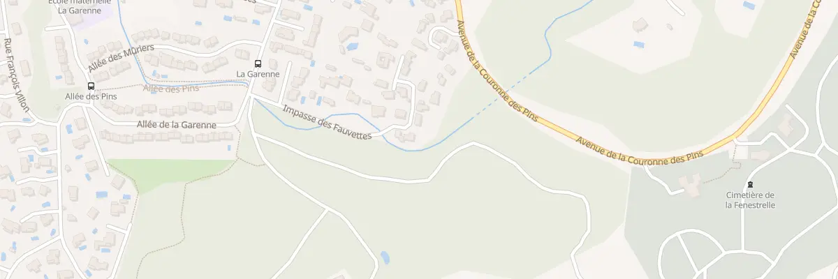 Plan du 208 Imp des Fauvettes à Aubagne