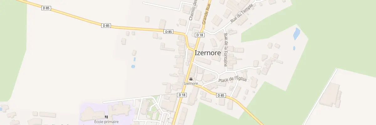 Plan du 5 Imp du Four à Izernore