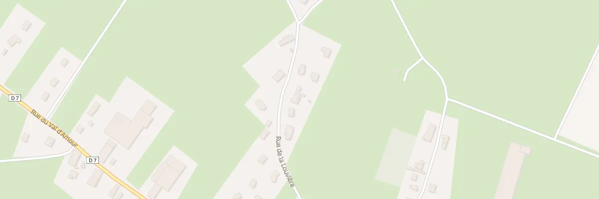 Plan du 11 Rue de la Louvière à La Loye