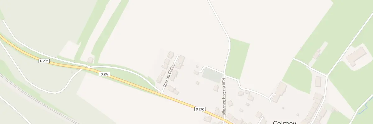 Plan du 8 Rue du Chene à Colmey