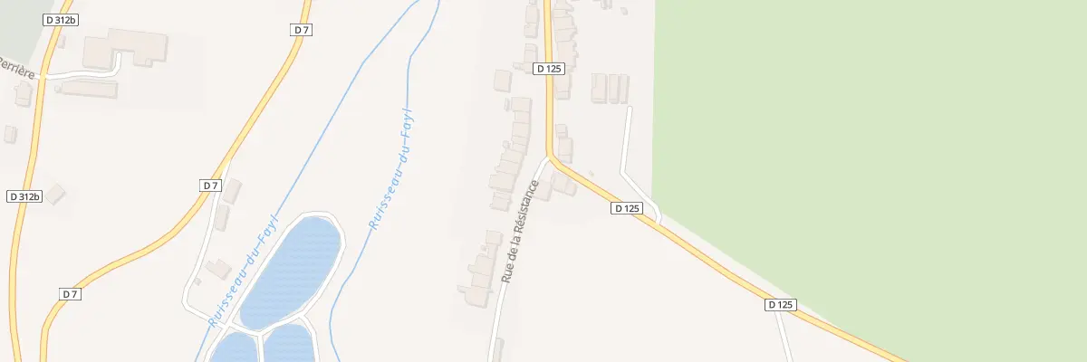 Plan du 29 Rue de la Resistance à Champsevraine