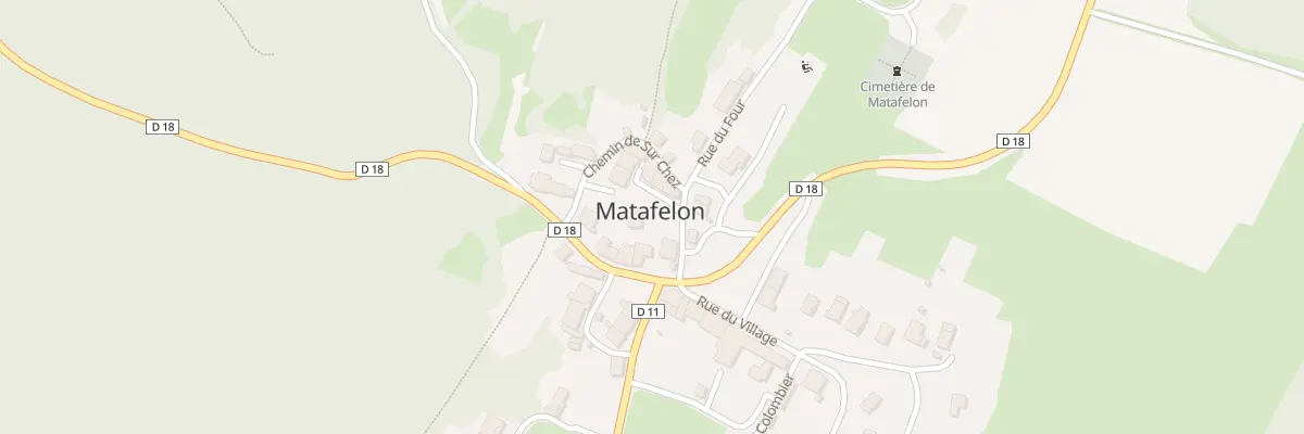 Plan du 5147 Matafelon à Matafelon-Granges