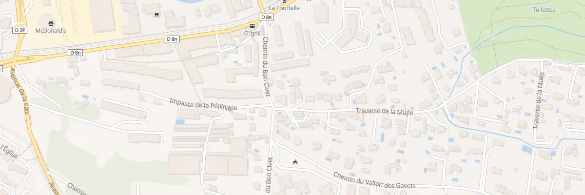 Plan du 3 Tra de la Muée à Aubagne