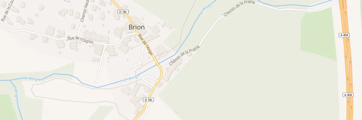 Plan du 48 Che de la Prairie à Brion