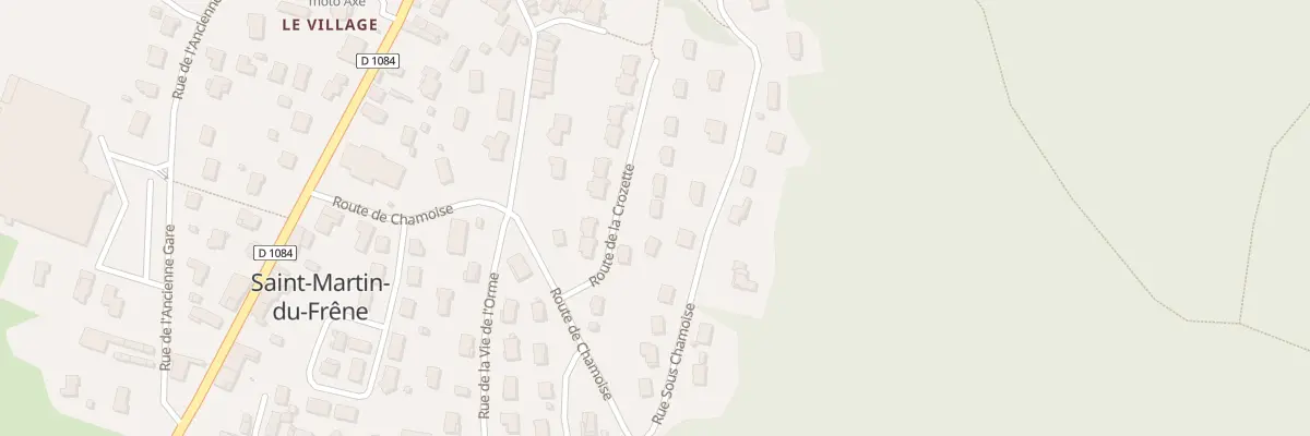 Plan du 15 Rte de la Crozette à Saint-Martin-du-Frêne