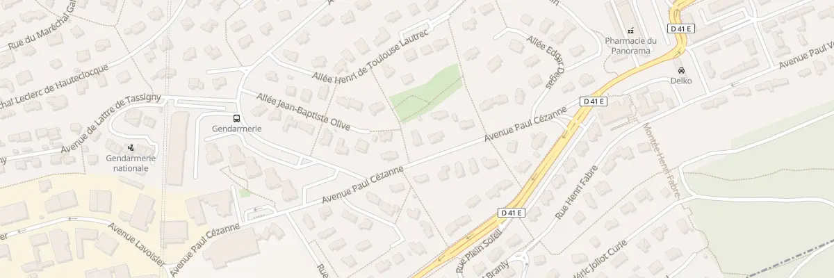 Plan du 16 Av Paul Cézanne à Carnoux-en-Provence