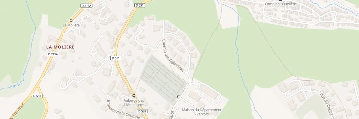 Plan du 64 Che des Eglantines à Villard-de-Lans