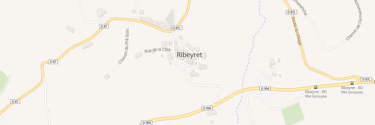 Plan du 5079 Le Village à Ribeyret