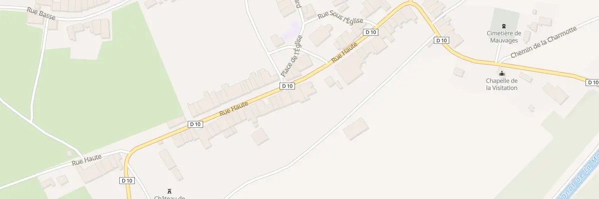Plan du 19 Rue Haute à Mauvages