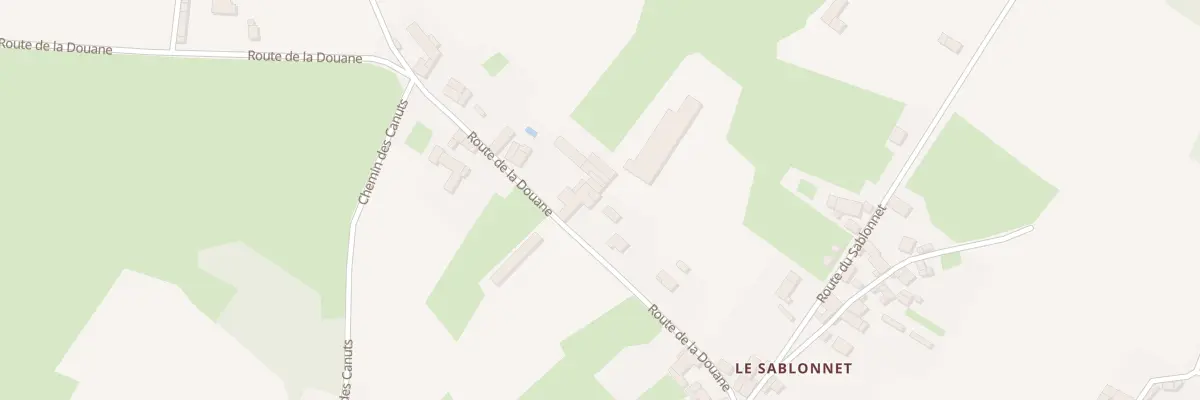 Plan du 206 Rte de la Douane aux Avenières Veyrins-Thuellin