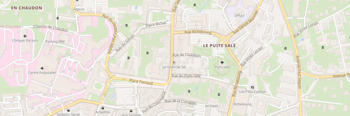 Plan du 50 Rue Georges Trouillot à Lons-le-Saunier