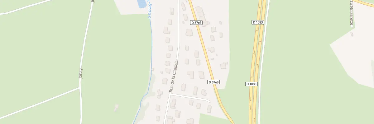 Plan du 215 Rue de la Citadelle à Plainoiseau